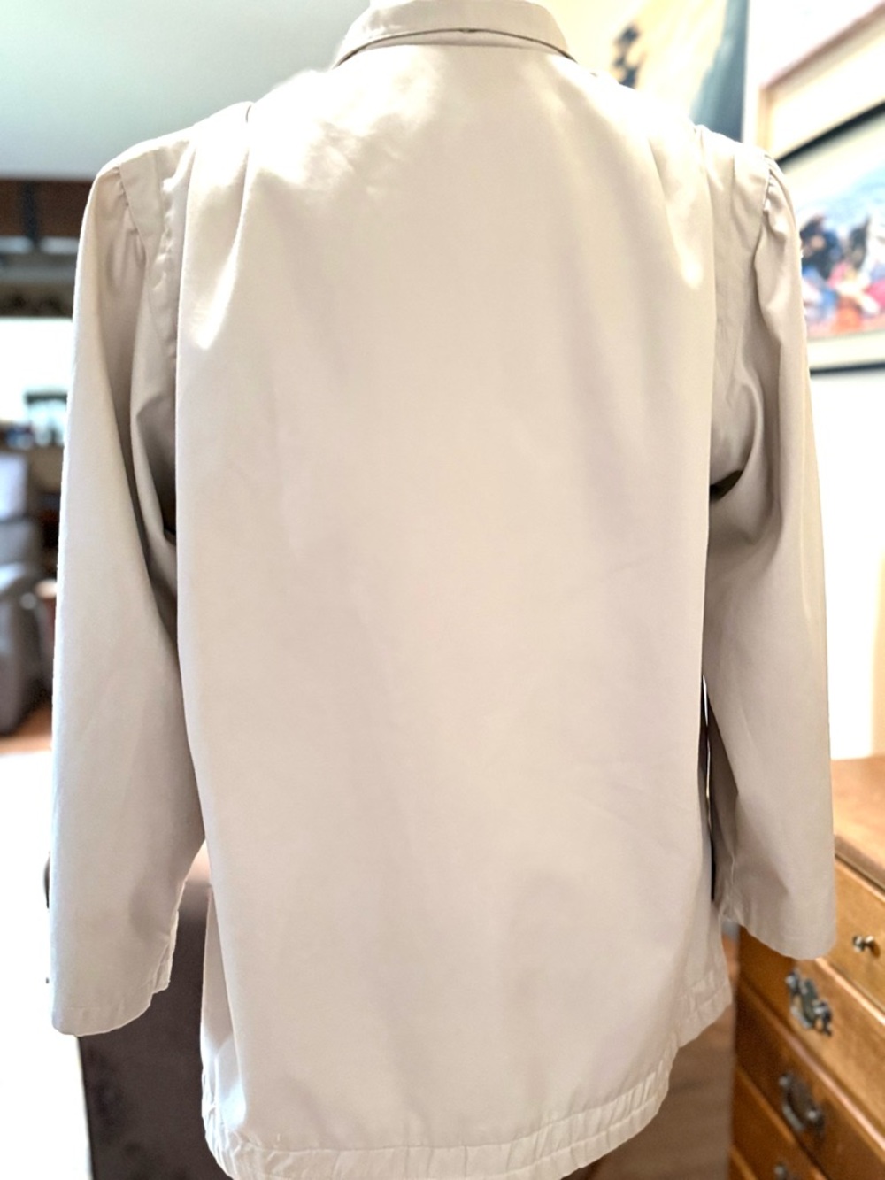 Vintage Versatile Women's Utility Jacket in Tan - Picture 5 of 15
